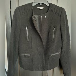 Vince black blazer wool blend size 6